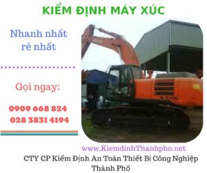 hình ảnh kiểm định máy xúc