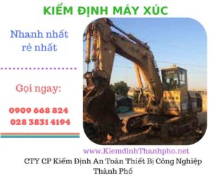 hình ảnh kiểm định máy xúc