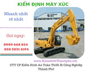 hình ảnh kiểm định máy xúc