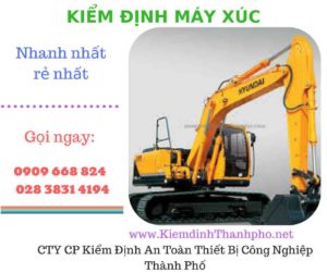 hình ảnh kiểm định máy xúc