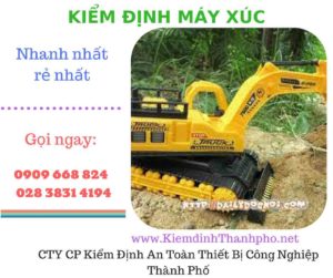 hình ảnh kiểm định máy xúc