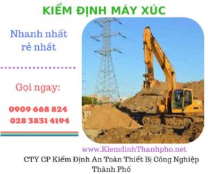 hình ảnh kiểm định máy xúc