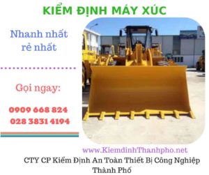 hình ảnh kiểm định máy xúc