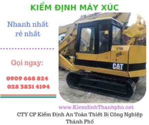 hình ảnh kiểm định máy xúc