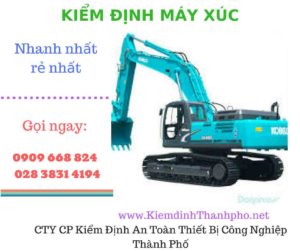 hình ảnh kiểm định máy xúc