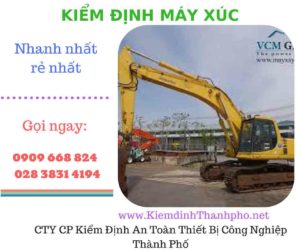 hình ảnh kiểm định máy xúc