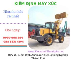 hình ảnh kiểm định máy xúc