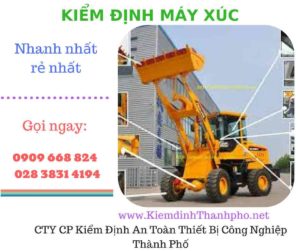 hình ảnh kiểm định máy xúc