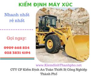 hình ảnh kiểm định máy xúc