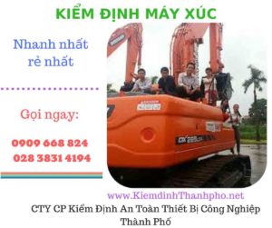 hình ảnh kiểm định máy xúc