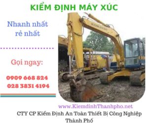 hình ảnh kiểm định máy xúc