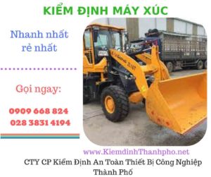 hình ảnh kiểm định máy xúc