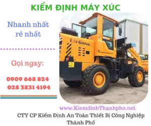 hình ảnh kiểm định máy xúc