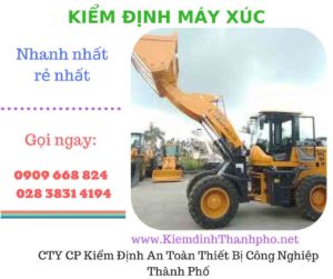 hình ảnh kiểm định máy xúc