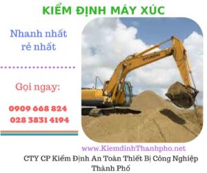 hình ảnh kiểm định máy xúc