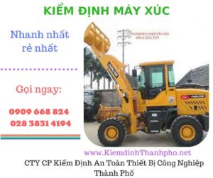 hình ảnh kiểm định máy xúc