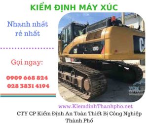 hình ảnh kiểm định máy xúc