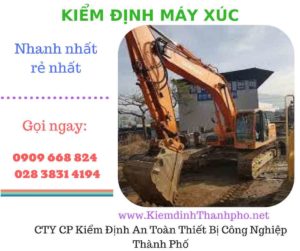 hình ảnh kiểm định máy xúc