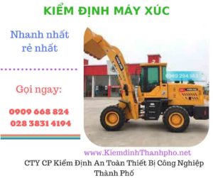 hình ảnh kiểm định máy xúc