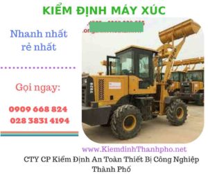 hình ảnh kiểm định máy xúc