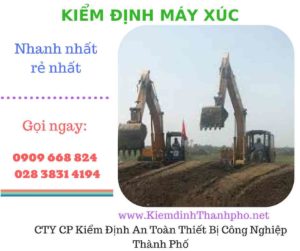 hình ảnh kiểm định máy xúc