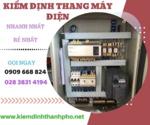 Hình ảnh kiểm định thang máy điện