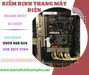 Hình ảnh kiểm định thang máy điện