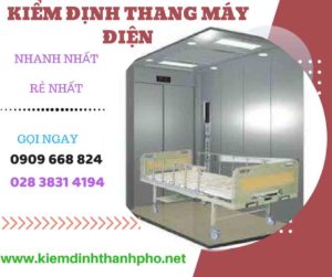 Hình ảnh kiểm định thang máy điện