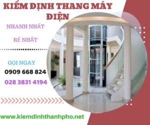 Hình ảnh kiểm định thang máy điện