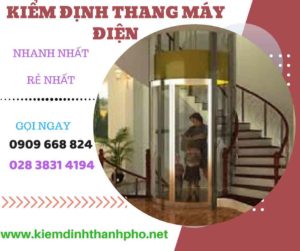 Hình ảnh kiểm định thang máy điện