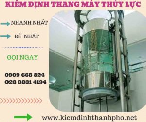 Hình ảnh kiểm định thang máy thủy lực