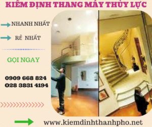 Hình ảnh kiểm định thang máy thủy lực