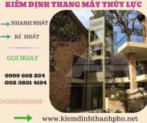 Hình ảnh kiểm định thang máy thủy lực