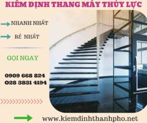 Hình ảnh kiểm định thang máy thủy lực