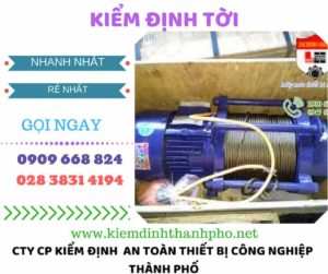 hình ảnh kiểm định tời