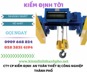 hình ảnh kiểm định tời