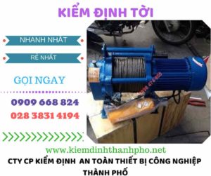 hình ảnh kiểm định tời