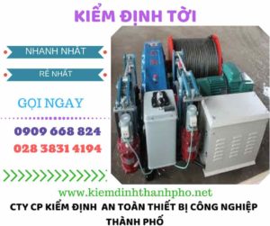 hình ảnh kiểm định tời