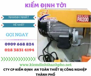 hình ảnh kiểm định tời