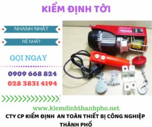 hình ảnh kiểm định tời