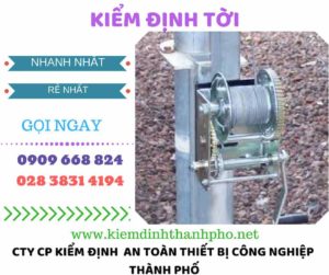 hình ảnh kiểm định tời