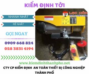 hình ảnh kiểm định tời