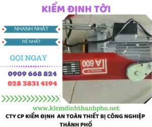 hình ảnh kiểm định tời