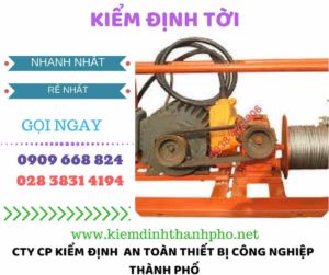 hình ảnh kiểm định tời