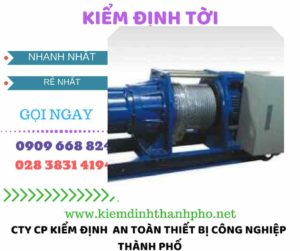 hình ảnh kiểm định tời