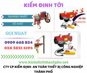 hình ảnh kiểm định tời