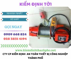 hình ảnh kiểm định tời