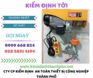 hình ảnh kiểm định tời