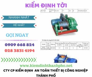 hình ảnh kiểm định tời