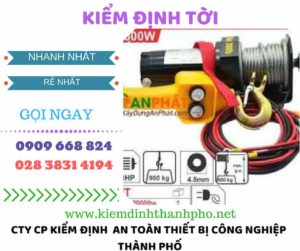 hình ảnh kiểm định tời